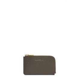 Coccinelle Porta carte Metallic soft Fango - 1