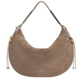 Coccinelle Hobo Thess suede Large Warm Taupe - 1