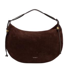 Coccinelle Hobo Thess suede Large Brunette - 1