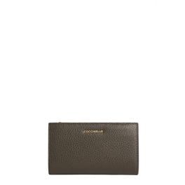 Coccinelle Portafoglio Metallic Soft Fango - 1