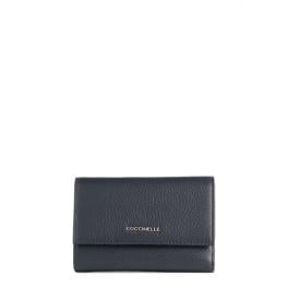 Coccinelle Portafoglio Medio Metallic Soft Midnight Blue - 1