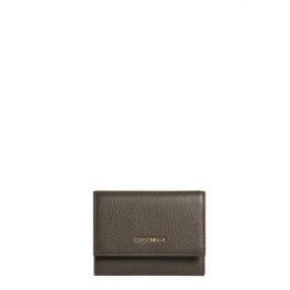 Coccinelle Portafoglio Metallic Soft Fango - 1