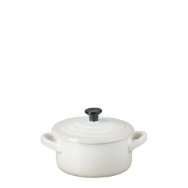 Le Creuset Mini Coccotte Rotonda 10 cm Meringue - 1