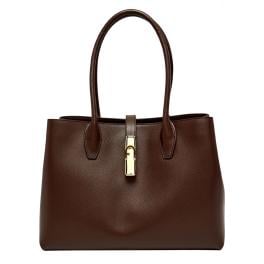 Furla Tote Goccia M Espresso - 1