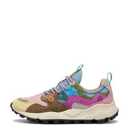Flower Mountain Sneakers Yamano 3 Suede Cream Pink Light Brown - 1