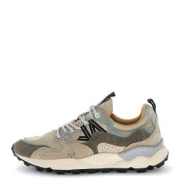 Flower Mountain Sneakers Uomo Yamano 3 Cow Velour Sand Beige Taupe - 1