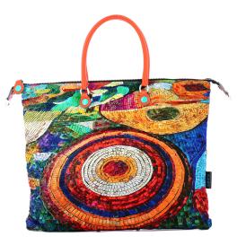Gabs Borsa G3 L Vela stampata in tessuto Mosaico - 1