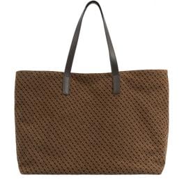 Gherardini Shopper grande in camoscio monogram Toffee - GHB0313 TOFFEE - 1