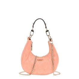 Guess Mini Hobo Bag Golden Rock trapuntata Coral - 1