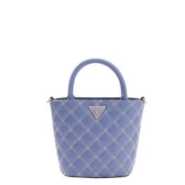 Guess Mini Borsa a secchiello Giully Grey Blue - 1