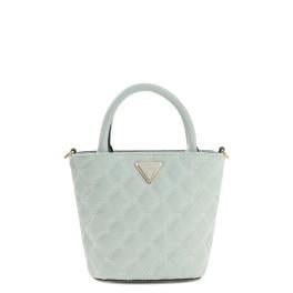Guess Mini Borsa a secchiello Giully Light Sage - 1