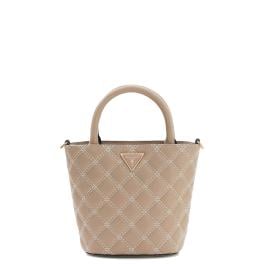 Guess Mini Borsa a secchiello Giully Pale Mocha - 1