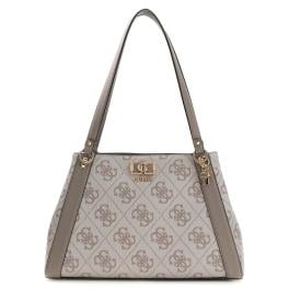 Guess Shopper Karnilla Dark Taupe Logo - 1