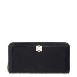 Guess Portafoglio Audrey Zip Around Black Logo - 1