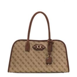 Guess Samantha bauletto Latte Logo Brown - HWJG2313060 LGW - 1