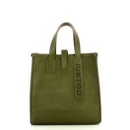 Iuntoo New Tote Piccola Verde + Camoscio Verde - 1
