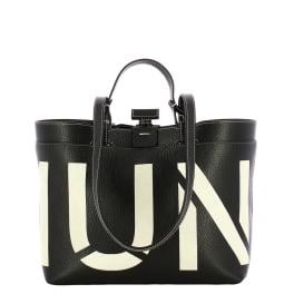 Iuntoo Shopping Sibilla Piccola Logo Nero+Panna - 1