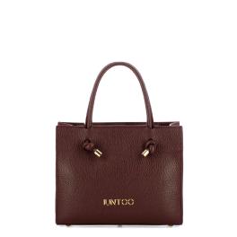 Iuntoo Borsa a mano Piccola Nodo Armonia Bordeaux - 1