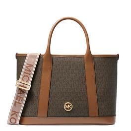 Michael Kors Borsa a mano Luisa media con logo Brn/Luggage - 1