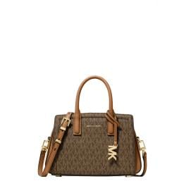 Michael Kors Borsa doppi manici Laila extra small Logo All Over - 1
