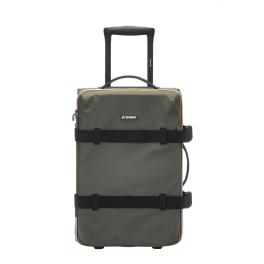 K-Way Bagaglio a mano Trolley Blossac S Green Blackish Black Pure - 1