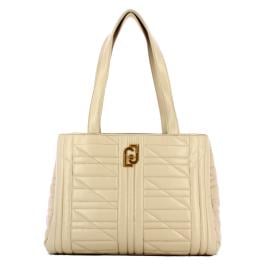 Liu Jo Shopper Ecosostenibile matelassè Taupe - 1