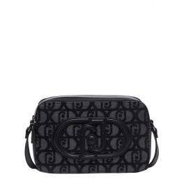 Liu Jo Camera Bag Logo Jacquard Nero - 1
