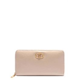 Liu Jo Portafoglio grande Zip Around con Logo Dark Sand - 1