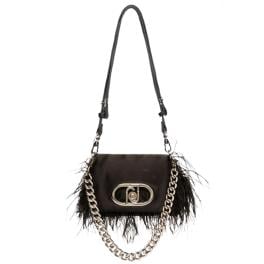 Liu Jo Sottospalla LaPuffy con piume Black - 1