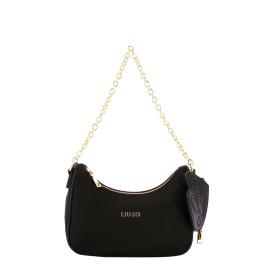 Liu Jo Hobo piccola Achala in tessuto Black - 1