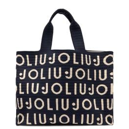 Liu Jo Shopping Bag Large in maglia Blue Sky - 1