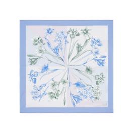Liu Jo Foulard Piccolo a fiori Bright Blue Wawe - 1