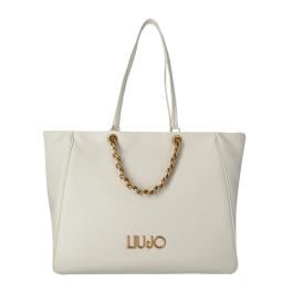 Liu Jo Borsa a spalla con catena Cream - 1
