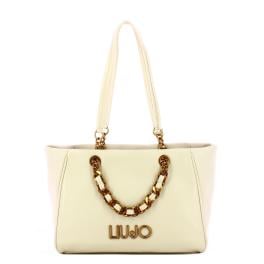 Liu Jo Borsa a spalla Shaula con catena Cream - 1