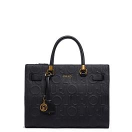 Liu Jo Borsa a mano Manhattan Embossed Media Black - 1