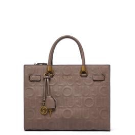 Liu Jo Borsa a mano Manhattan Embossed Media Mocha - 1