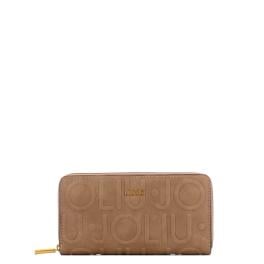 Liu Jo Portafoglio logo Zip Around Mocha - 1