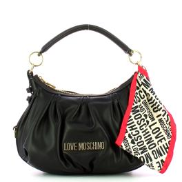 Love Moschino Borsa a mano con foulard City Bag Nero - 1