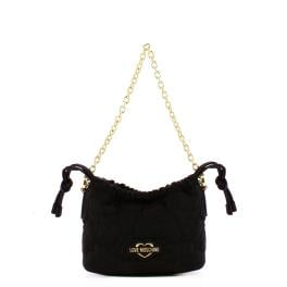 Love Moschino Borsa a mano Eco-Friendly Puffy Heart Nero - 1