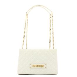 Love Moschino Borsa a spalla Shiny Quilted Bianco - 1