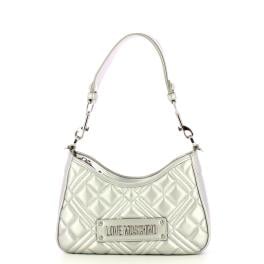 Love Moschino Sottospalla Quilted Silver - 1