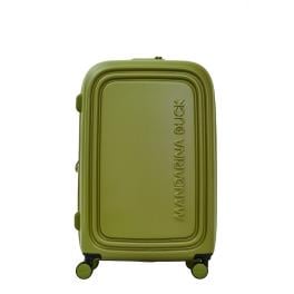 Mandarina Duck Trolley Medio Espandibile 69 cm LOGODUCK + Winter Olive - 1