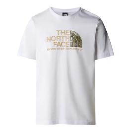 The North Face T-Shirt Rust 2 TNF White - 1