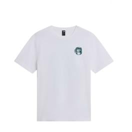 The North Face T-Shirt Basecamp Barista TNF White/Pacific Teal - 1