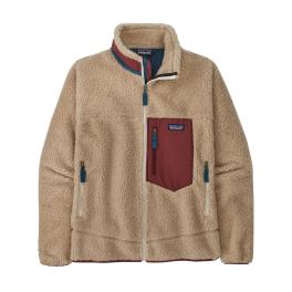 Patagonia Men's Classic Retro-X® Fleece Jacket Dark Neutral Sequoia Red - 1