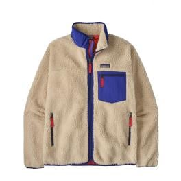 Patagonia Classic Retro-X Jacket Dark Natural/Cobalt Blue - 1