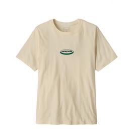 Patagonia Oval Logo T-Shirt uomo Undyed Natural - 1