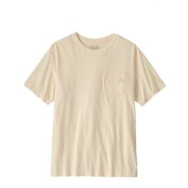 Patagonia Fitz Roy Massif pocket T-Shirt Undyed Natural - 1