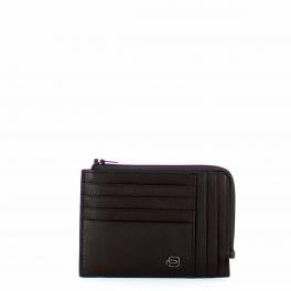 Piquadro Bustina Porta Carte di Credito Black Square RFID - 1