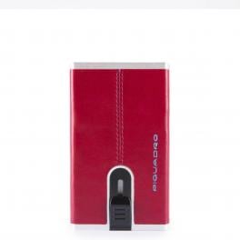 Piquadro Porta carte di credito con Sliding System Blue Square - 1